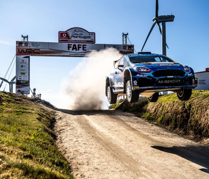 Ford Puma Hybrid Rally1: Estland brilliert mit zweitschnellster Zeit auf der "Power Stage". (Foto: Ford-Werke GmbH)